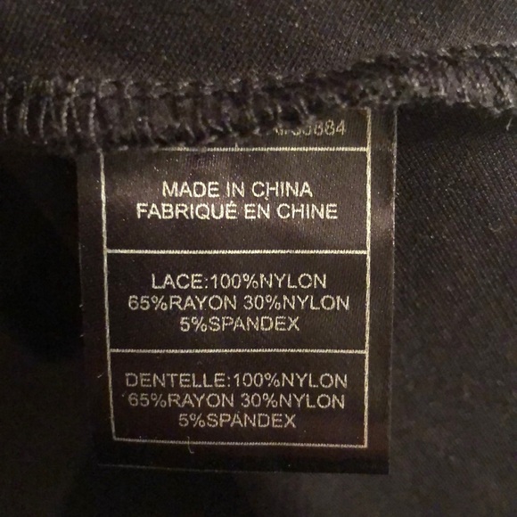 Black Lace Sleeve Dress - Picture 5 of 5